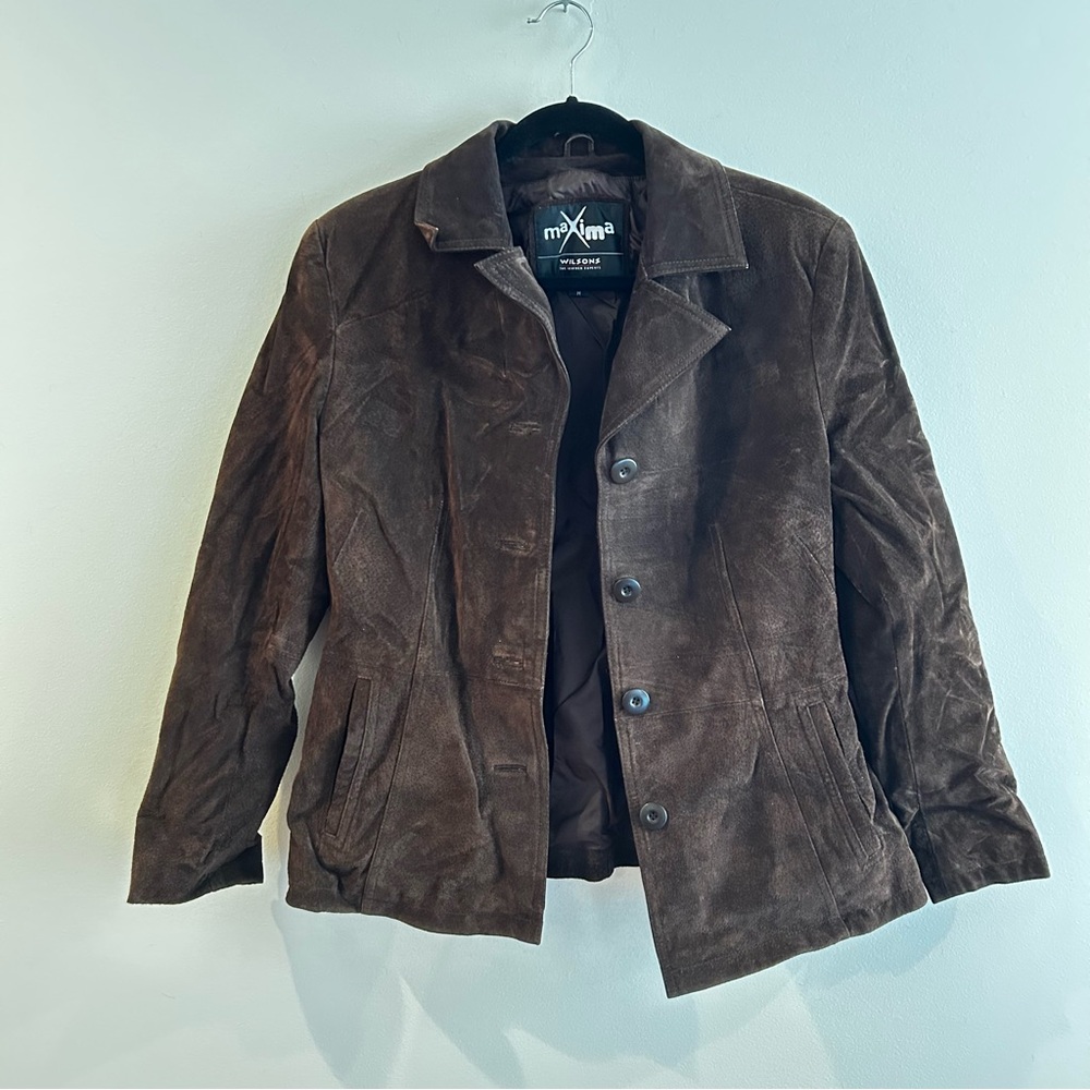 Maxima Women’s Dark Brown 100% Leather Jacket | Size M | excellent condition |